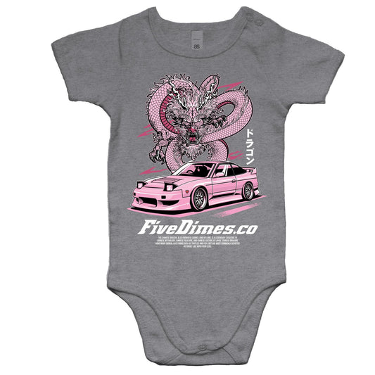 Dragon 180sx Mini Me - Baby Onesie Romper