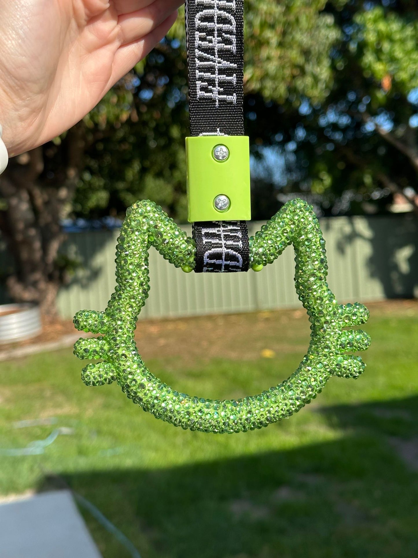 LIME NEKO RHINESTONE TSURIKAWA