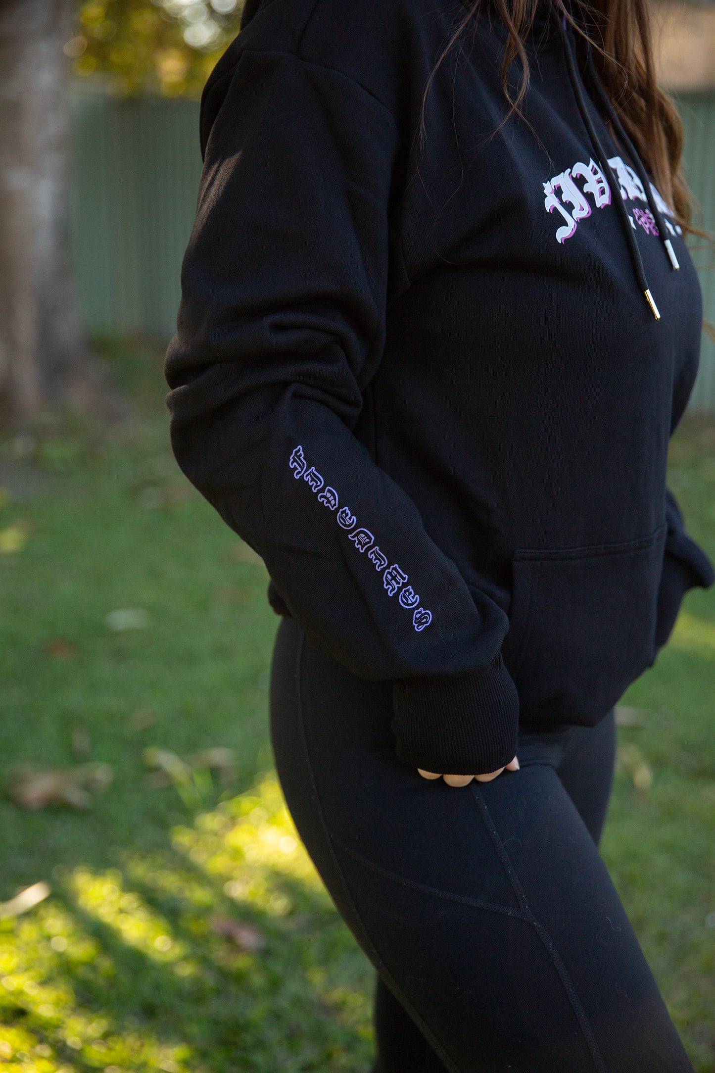 PURPLE YABAI DRAGON HOODIE