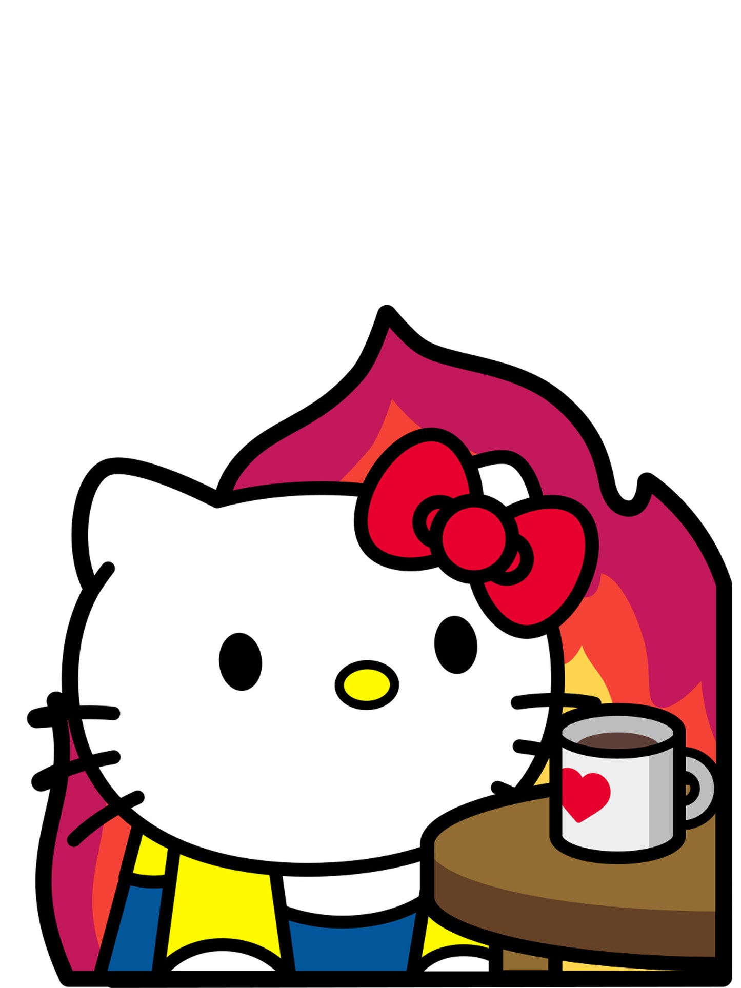 HELLO KITTY PEEKER