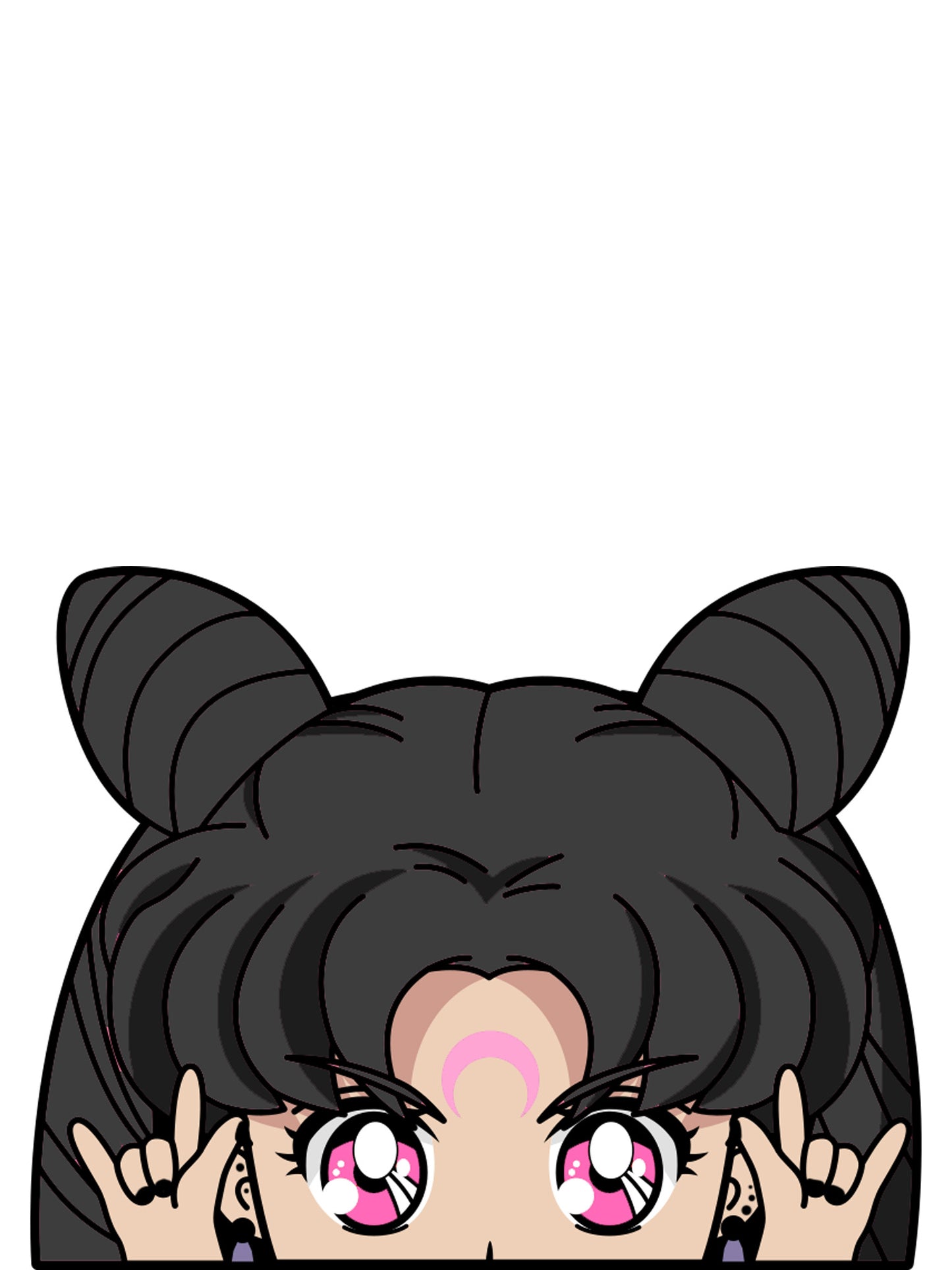 GRUNGE MOON PEEKER
