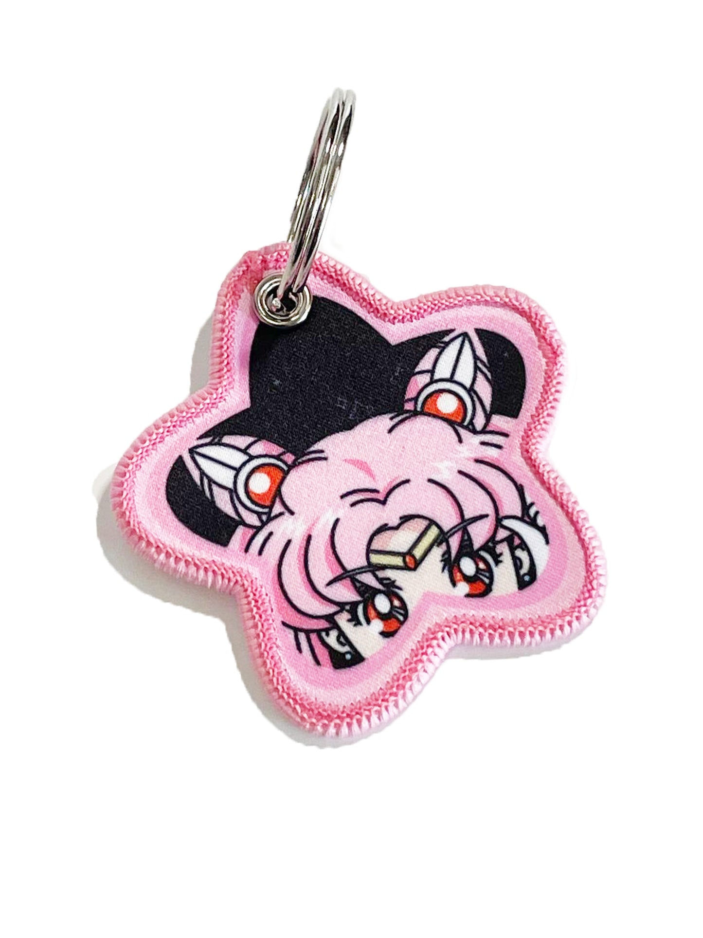 PINK CHIBI STAR KEYRING
