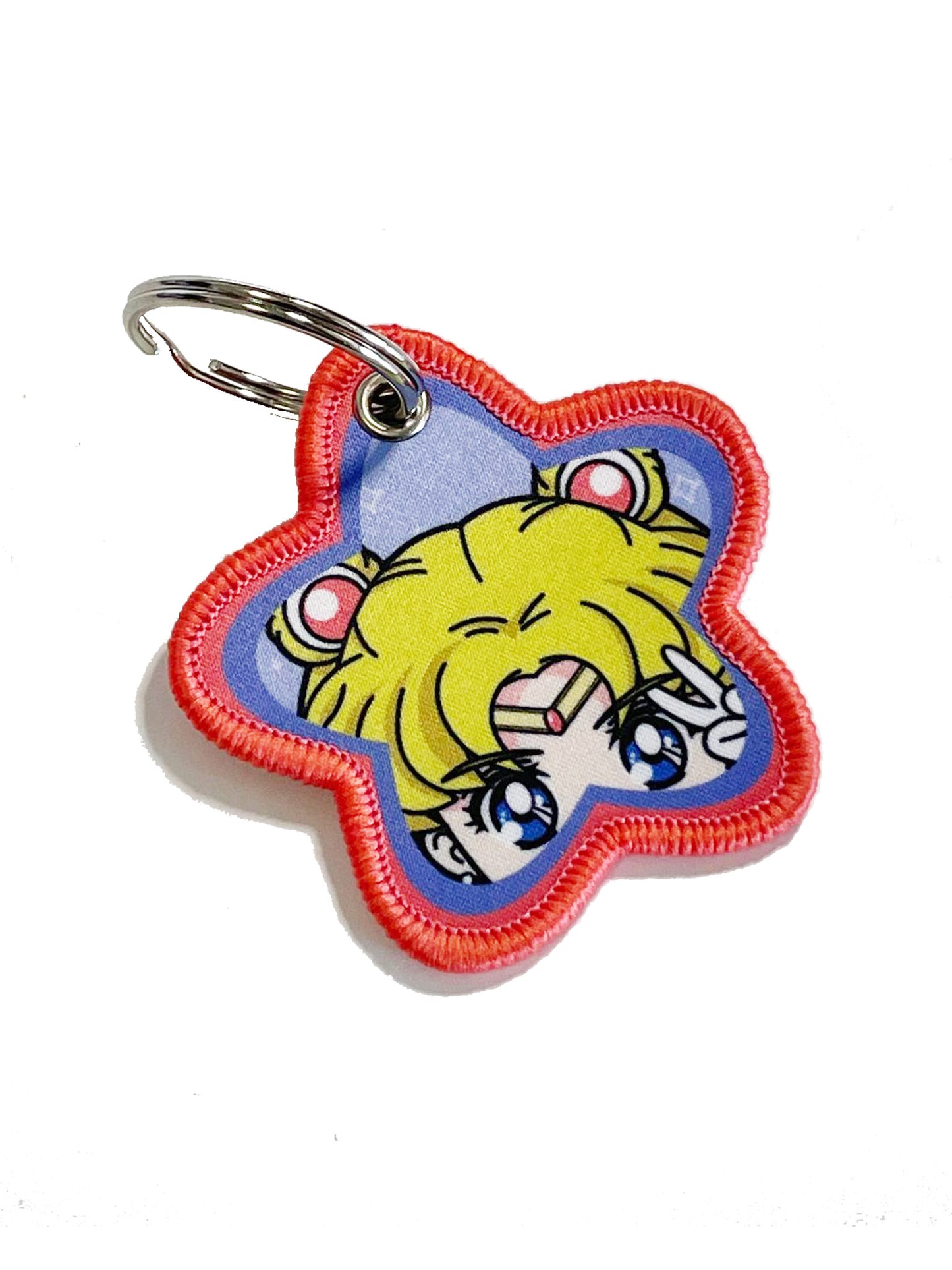 MOON STAR KEYRING