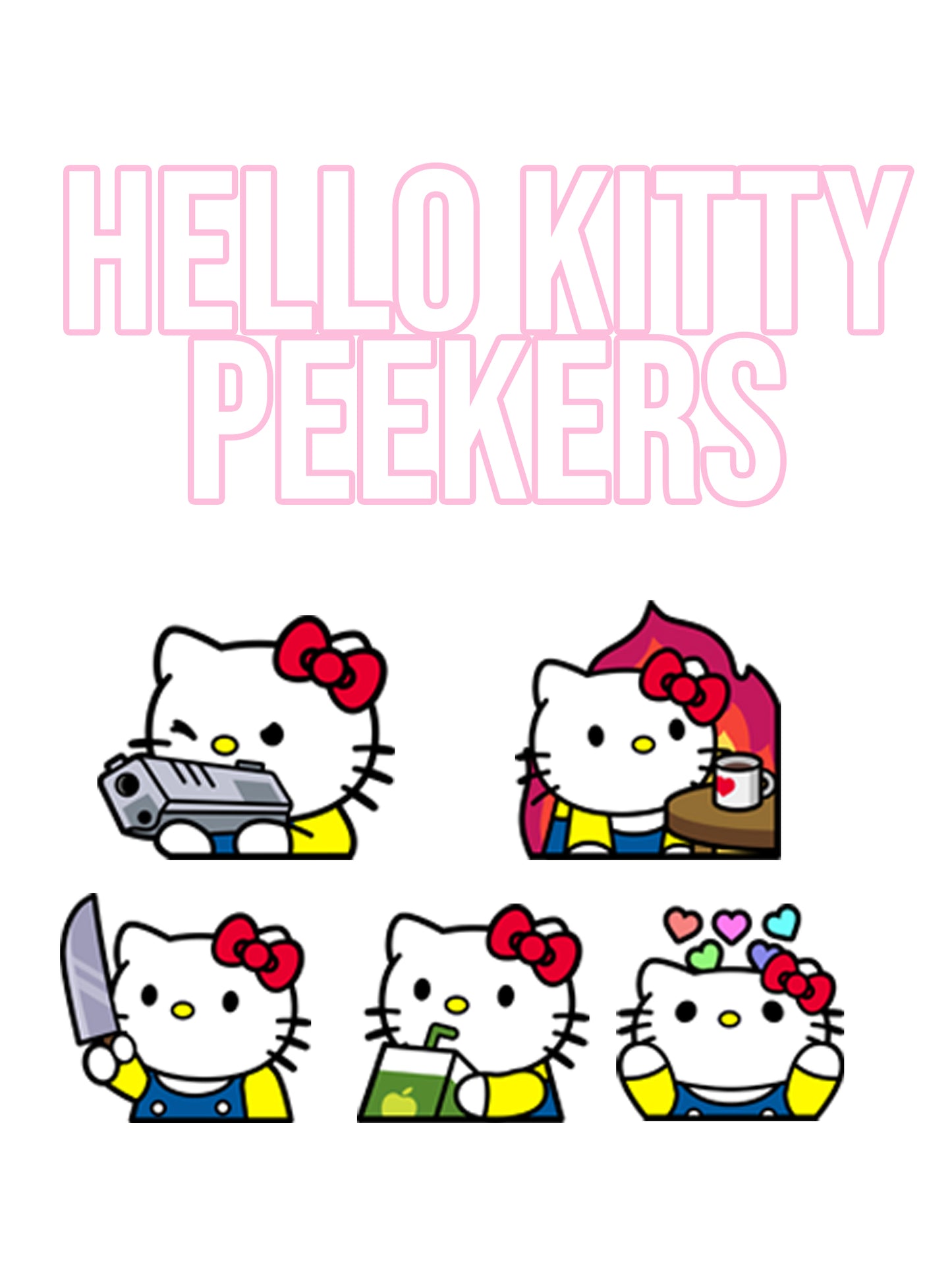 HELLO KITTY PEEKER