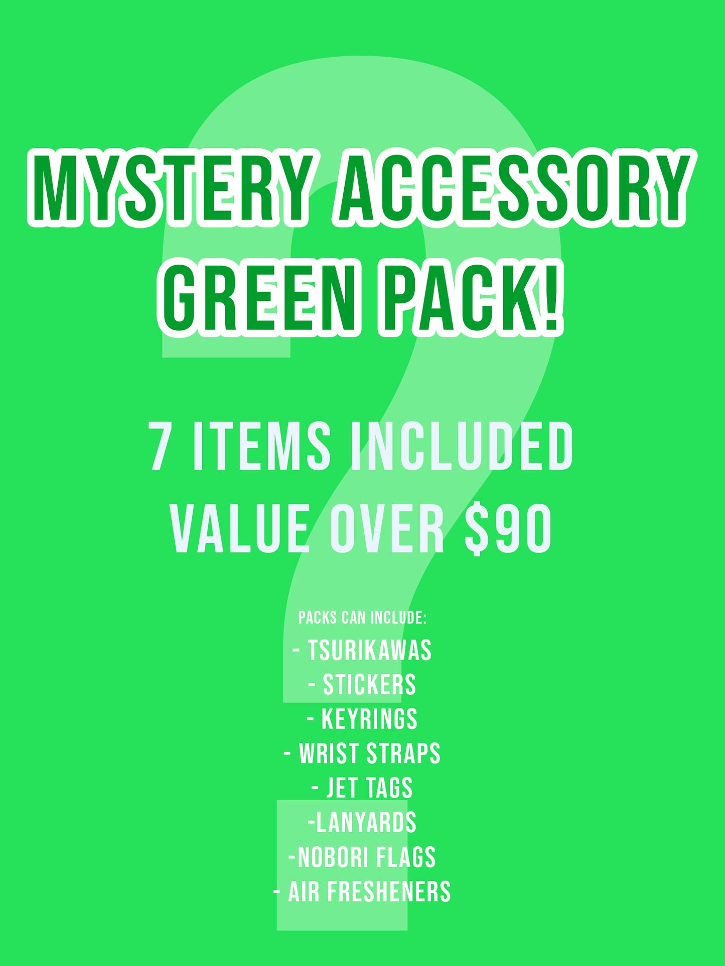 MYSTERY GREEN PACK!