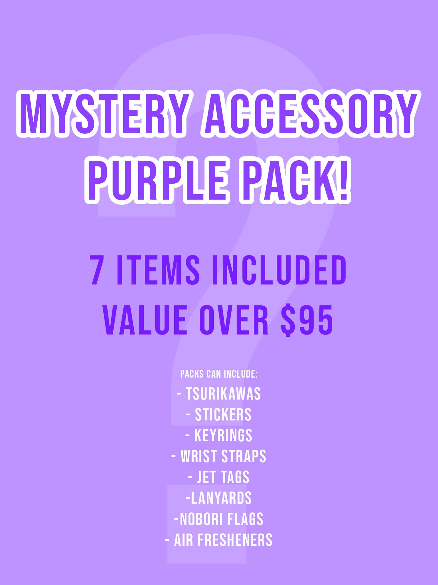 MYSTERY PURPLE PACK!