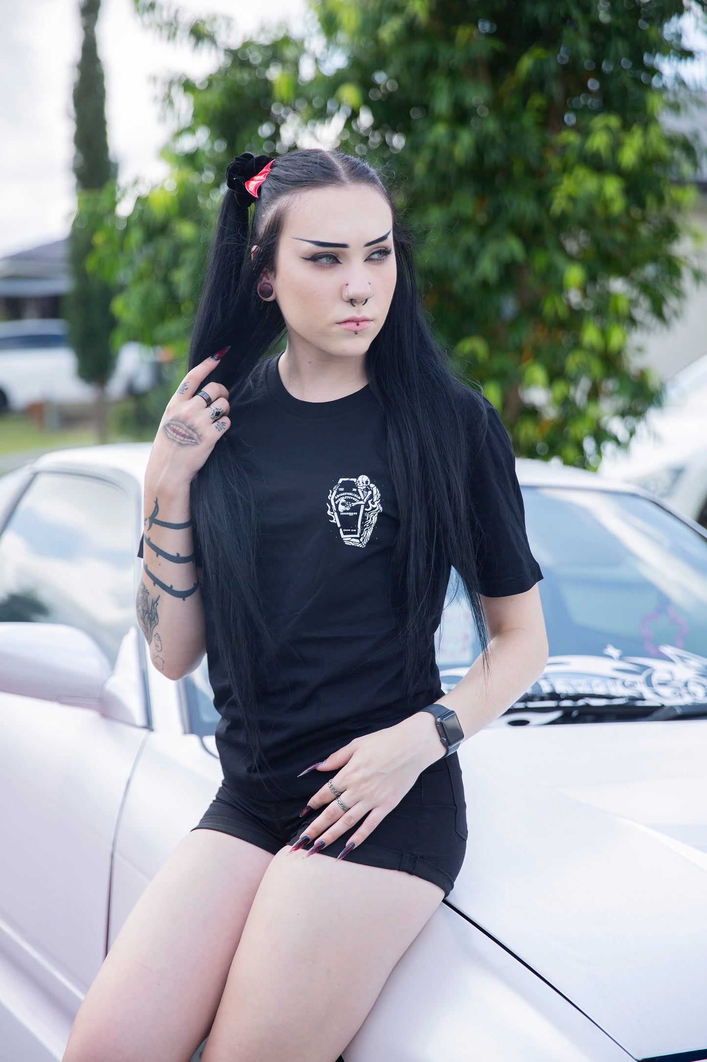 Ouija Coffin Tee
