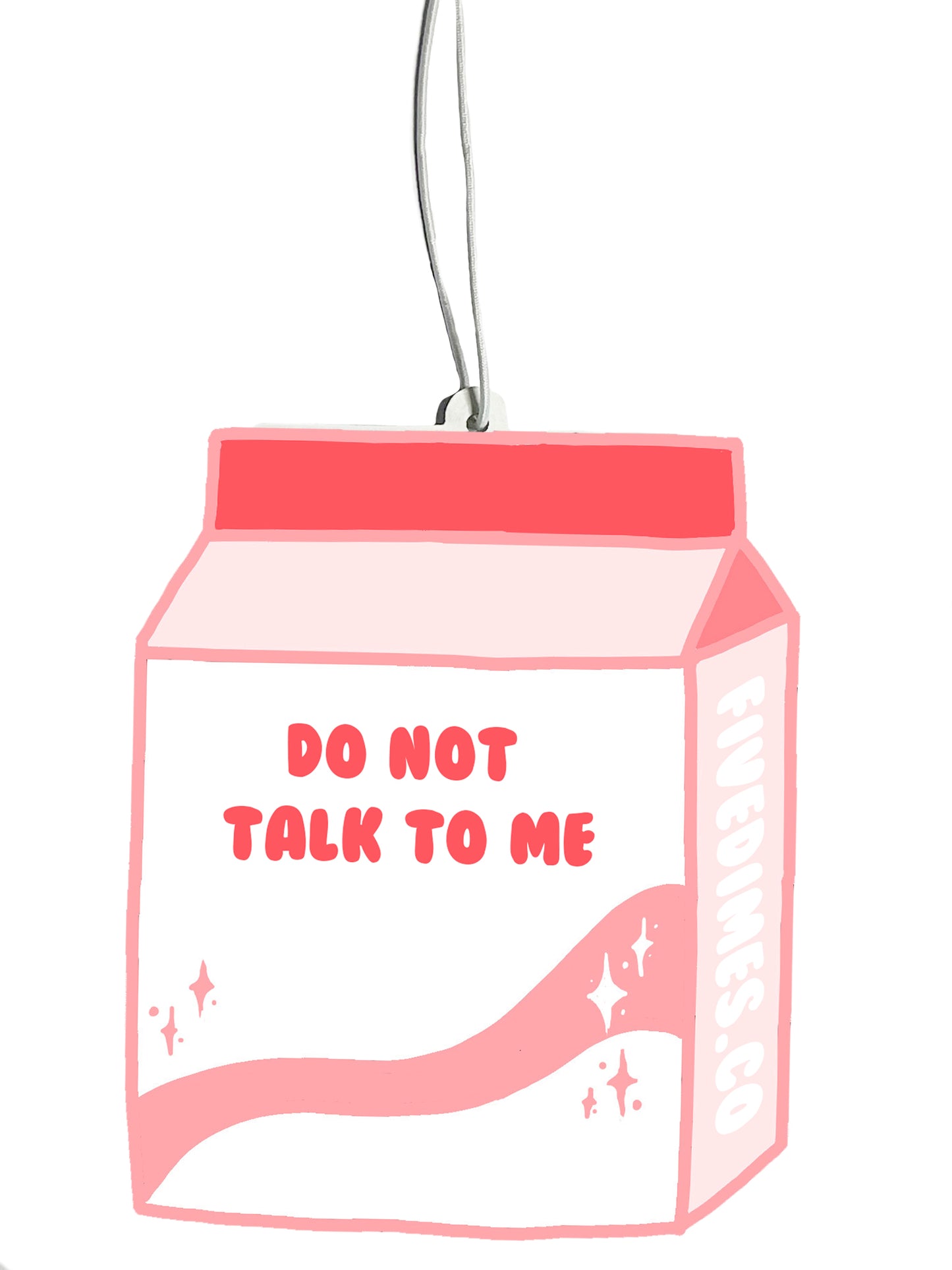 Do Not Talk To Me Air Freshener - Cherry