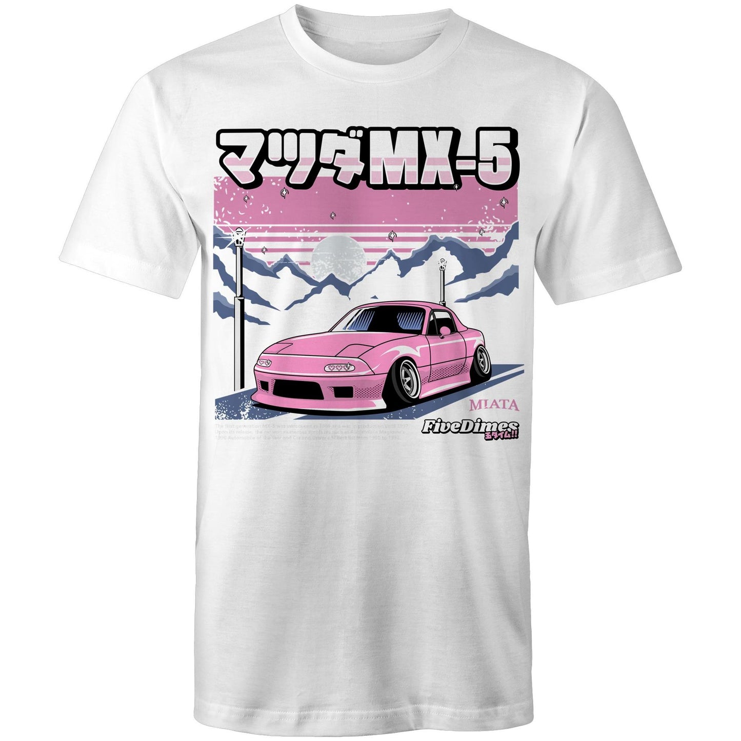 Pink MX5 Miata Tee