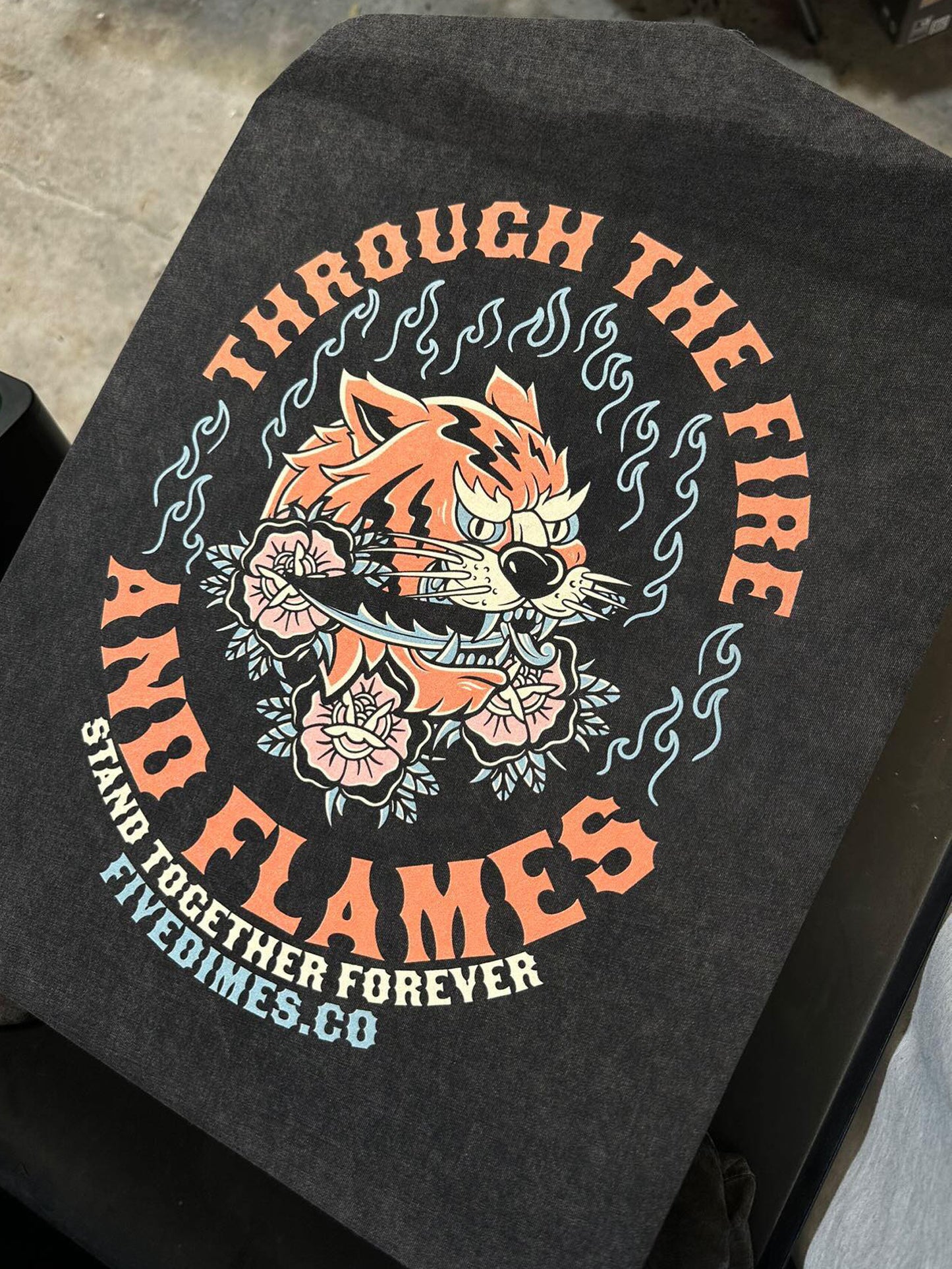 Through the Fire and Flames Tee