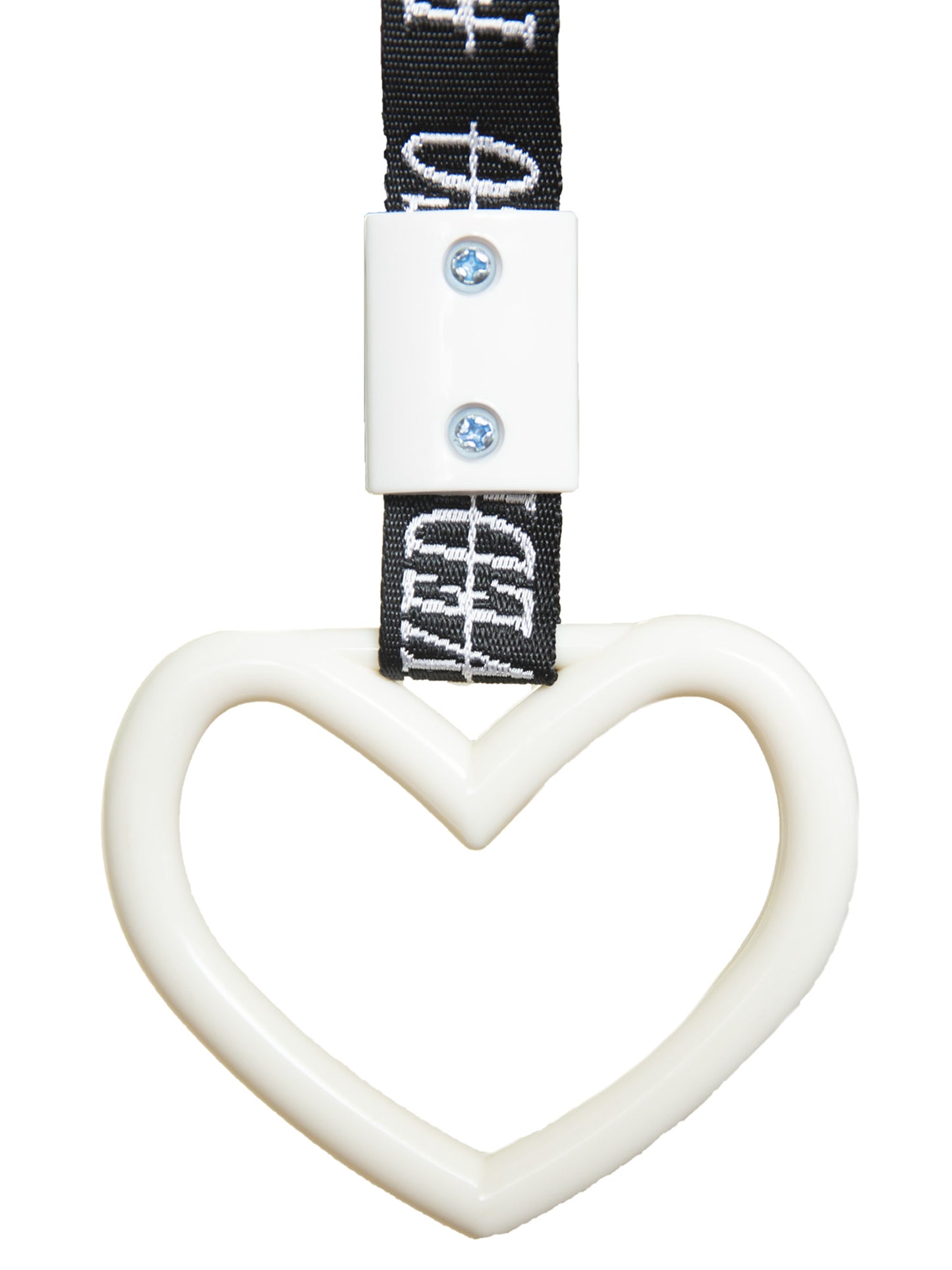 Heart Tsurikawa JDM Durable Drift Charm - White