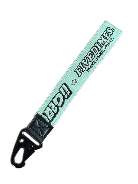 WRIST STRAP - Heart Mind Spirit Teal
