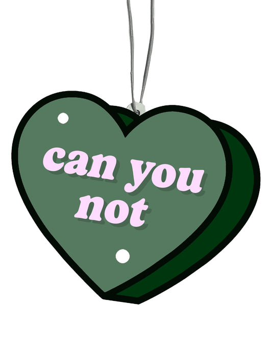 Can You Not Conversation Heart Air Freshener