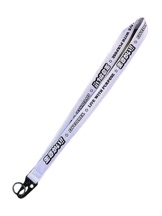 LANYARD - Live with purpose Lavender