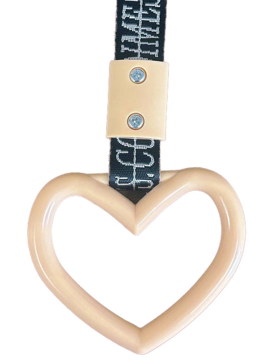 Heart Tsurikawa JDM Durable Drift Charm - Pastel Orange