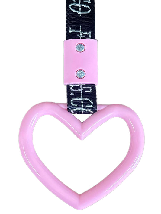 Heart Tsurikawa JDM Durable Drift Charm - Candy Pink