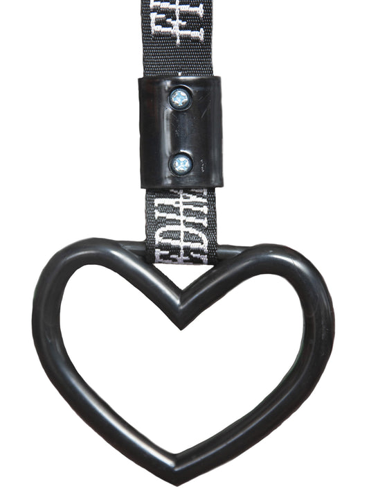 Heart Tsurikawa JDM Durable Drift Charm - Black